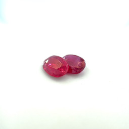 2.5-CT OV Ruby Matched Pair
