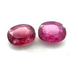 2.52-CT OV Ruby Matched Pair
