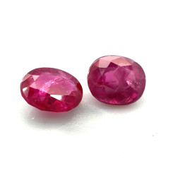 2.38-CT OV Ruby Matched Pair