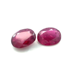 2.98-CT OV Ruby Matched Pair