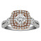 Round Cut Halo Diamond Vintage Engagement Ring